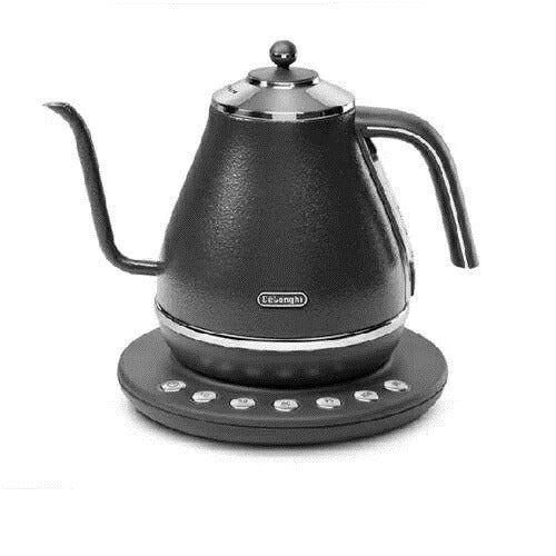 デロンギ(DeLonghi)電気ケトル アイコナ カフェ グレー 温度設定機能 / 保温機能付き 1.0L KBOE1230J-GY