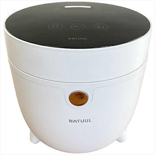 アズマ NATUUL 炊飯器 2.5合 NL-RC25SCA-WH ホワイト 多機能