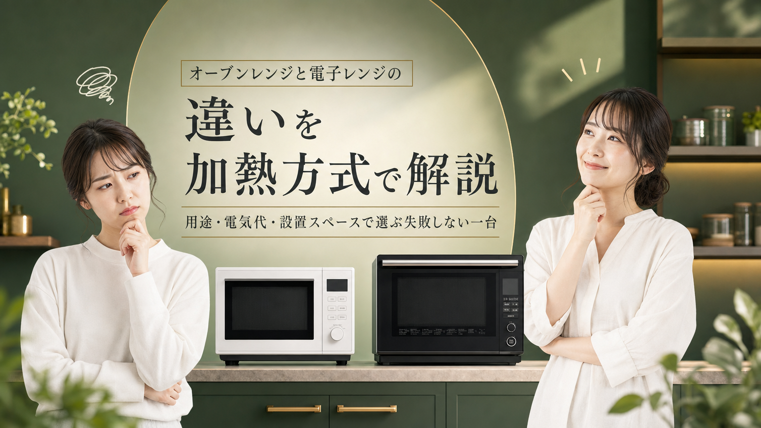 オーブンレンジと電子レンジの違いを解説｜用途で選ぶ失敗しない一台