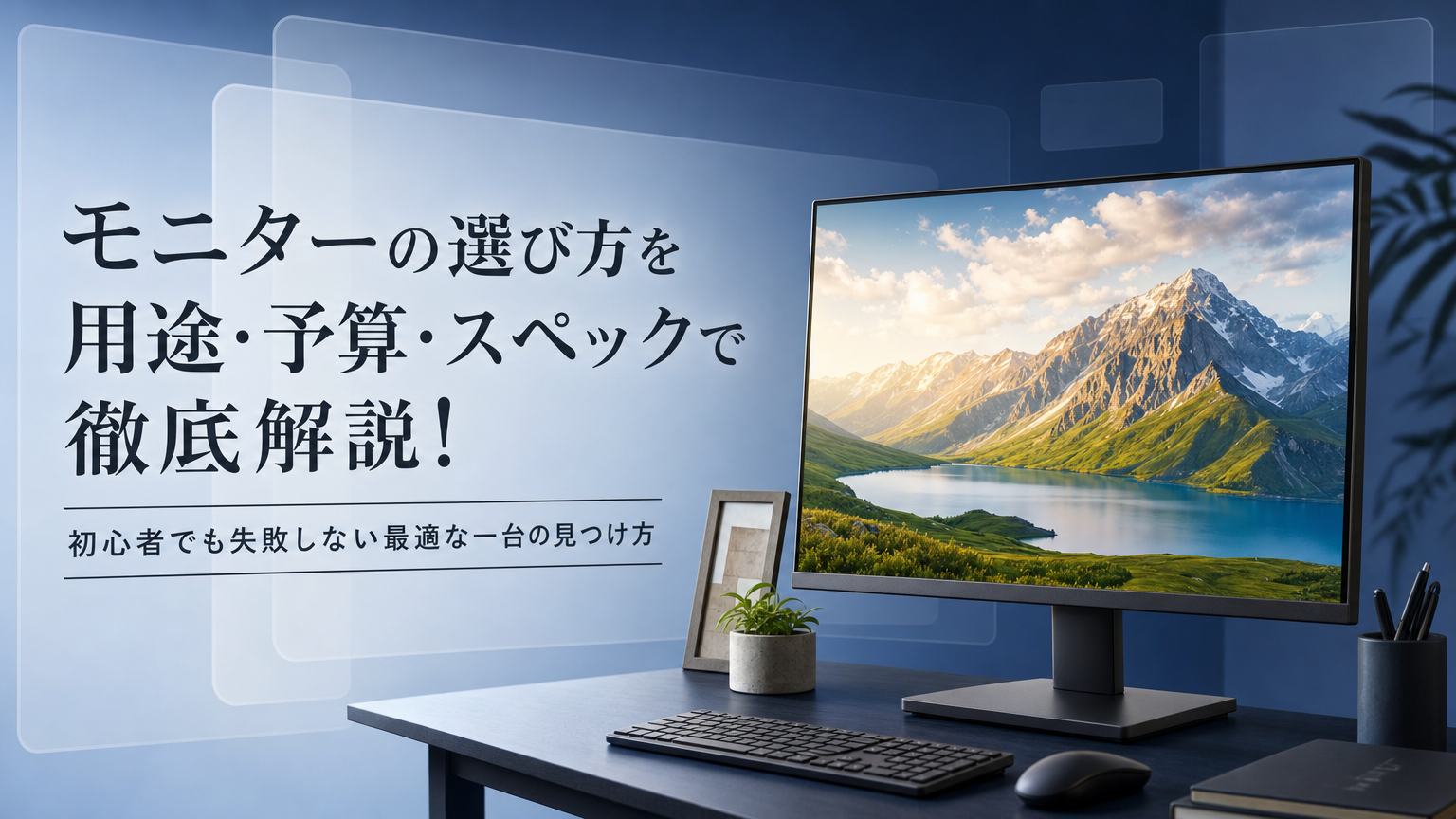 モニターの選び方を用途・予算・スペックで徹底解説！初心者でも失敗しない最適な一台の見つけ方