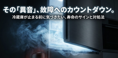 冷蔵庫が壊れる前兆を見逃さないで！「異音」や「冷えムラ」は危険サイン？停止する前に知っておくべき寿命の目安