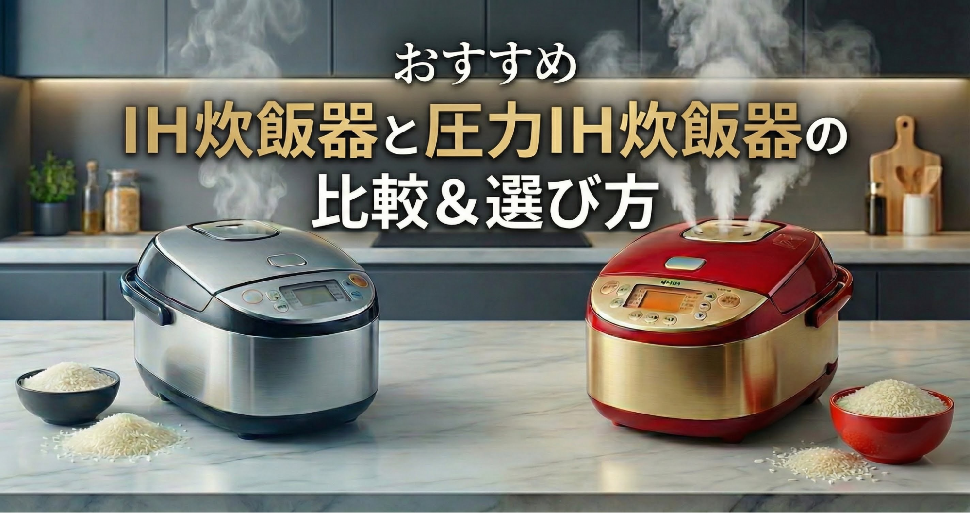 炊飯器の「圧力IH」と「IH」は、そもそも何が違うのか？