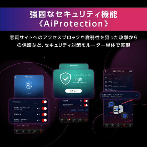 ASUS GS-BE7200X 無線ルーター ゲーミング ROG Strix Wi-Fi 7 (802.11be) （1376+5764 Mbps）