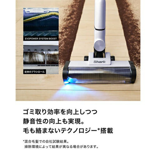 掃除機 シャーク コードレス スタンド付き EVOPOWER SYSTEM BOOST+ コードレス掃除機 シャークニンジャ LC751JLV ライトラベンダー 自動ゴミ収集ドック 軽量モデル