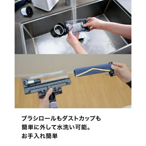 掃除機 シャーク コードレス スタンド付き EVOPOWER SYSTEM BOOST+ コードレス掃除機 シャークニンジャ LC751JLV ライトラベンダー 自動ゴミ収集ドック 軽量モデル
