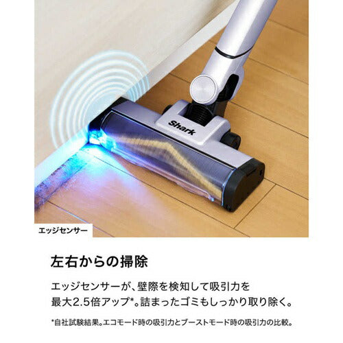 掃除機 シャーク コードレス スタンド付き EVOPOWER SYSTEM BOOST+ コードレス掃除機 シャークニンジャ LC751JLV ライトラベンダー 自動ゴミ収集ドック 軽量モデル