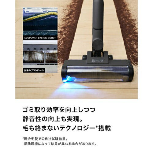 掃除機 シャーク コードレス スタンド付き EVOPOWER SYSTEM BOOST+ コードレス掃除機 シャークニンジャ LC701JBK ウォームブラック 自動ゴミ収集ドック 軽量モデル
