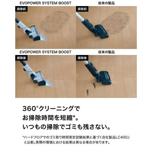 掃除機 シャーク コードレス スタンド付き EVOPOWER SYSTEM BOOST+ コードレス掃除機 シャークニンジャ LC701JBK ウォームブラック 自動ゴミ収集ドック 軽量モデル