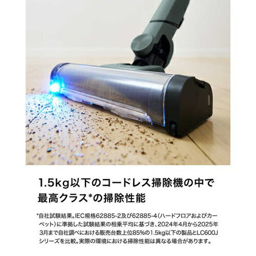 掃除機 シャーク コードレス スタンド付き EVOPOWER SYSTEM BOOST コードレス掃除機 シャークニンジャ LC600JGN アッシュグリーン
