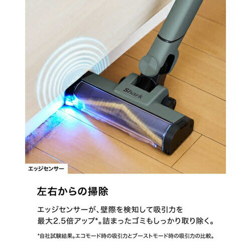 掃除機 シャーク コードレス スタンド付き EVOPOWER SYSTEM BOOST コードレス掃除機 シャークニンジャ LC600JGN アッシュグリーン