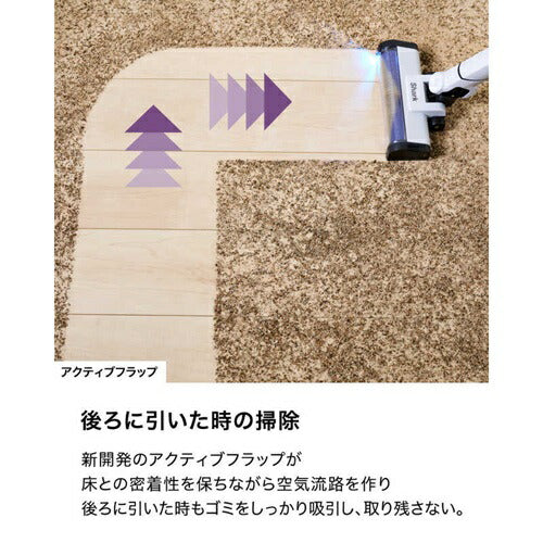 掃除機 シャーク コードレス スタンド付き EVOPOWER SYSTEM BOOST コードレス掃除機 シャークニンジャ LC600JGY フロストグレイ