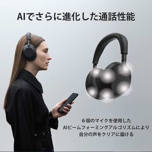 SONY ソニー ワイヤレスヘッドホン WH-1000XM6