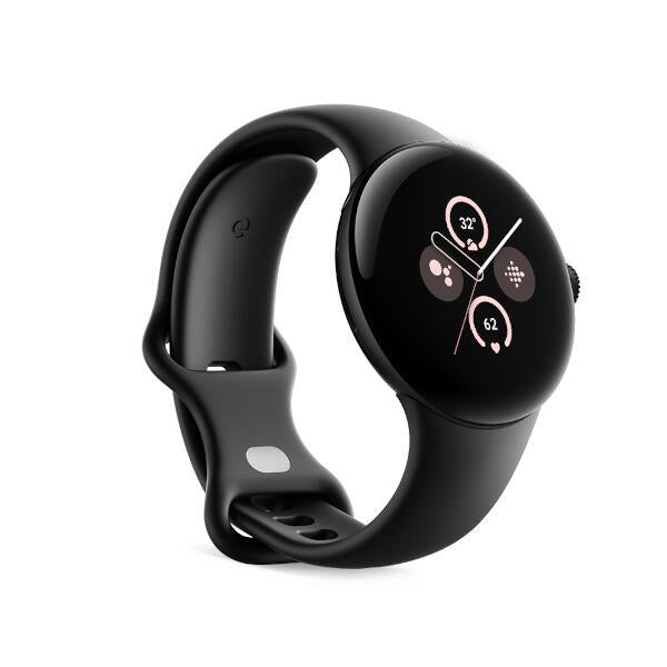 スマートウォッチ Google Pixel Watch 2 Matte Black アルミケース Obsidian アクティブ バンド Wi-Fiモデル 2023年10月モデル Google（グーグル） GA05029-GB