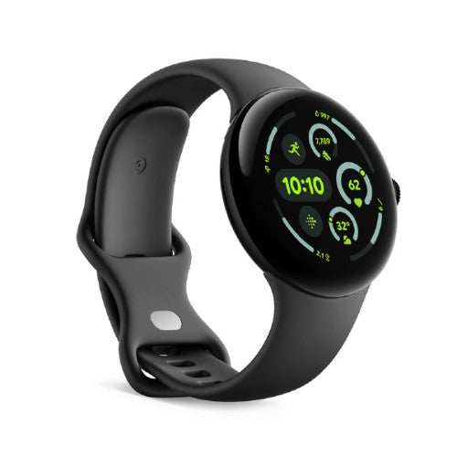 Pixel Watch 3 45mm Matte Black アルミケース / Obsidian アクティブバンド (WiFi) スマートウォッチ グーグル GA05785-US