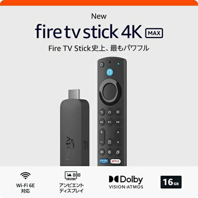 Amazon アマゾン Fire TV Stick 4K Max 第2世代 B0BW37QY2V ストリーミングメディアプレイヤー