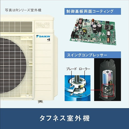 標準取付工事別 エアコン Eシリーズ 10畳 2023年モデル ホワイト ダイキン AN283AES-W 取付工事なし