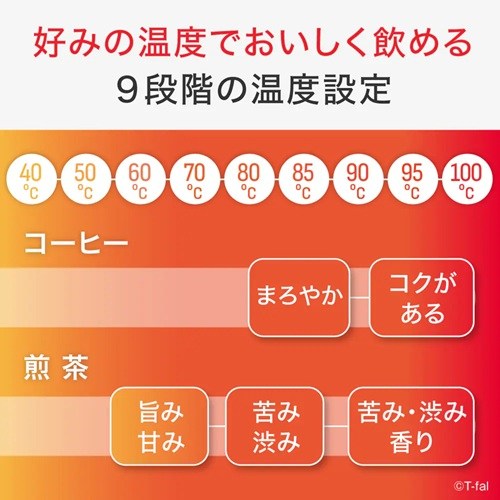 電気ケトル 0.8L ブラックT-FAL アプレシアロックコントロール ティファール KO8608J0