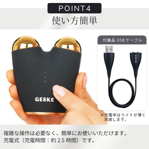 【半額キャンペーン~10/26まで】GESKE ゲスケ フェイスリフター 美顔器 GK000015GY01 グレー