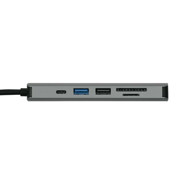 USB Type-C ドッキングステーション グリーンハウス GH-MHC6A-SV