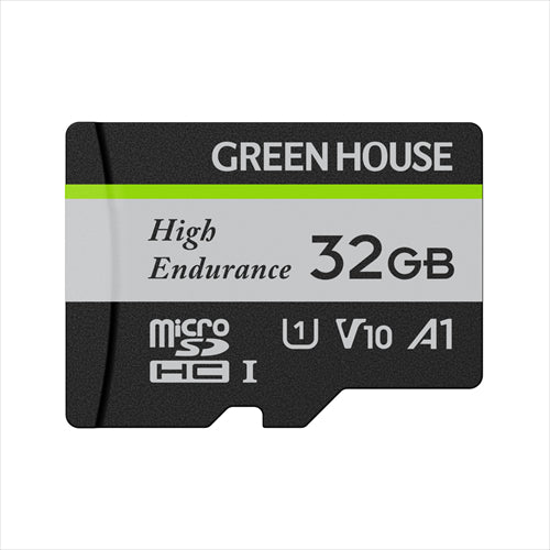 GREEN HOUSE グリーンハウス microSDHCカード 32GB GH－SDM－WA32G ドライブレコーダー・アクションカメラ向け