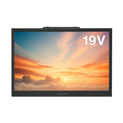 19型バッテリー内蔵 ポータブルテレビ DVD対応 グリーンハウス GH-PDTV19A-BK