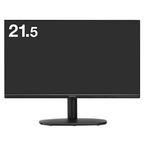 21.5型ワイド フルHD対応 LED液晶ディスプレイ ブラック グリーンハウス GH-LCW22S-BK