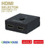 HDMIセレクタ 2WAY 入力2(HDMI2)+出力1 or 入力1+出力2(HDMI2) グリーンハウス GH-HSWM2-BK