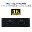 HDMIスプリッター 入力1+出力2(HDMI2) グリーンハウス GH-HSPK2-BK