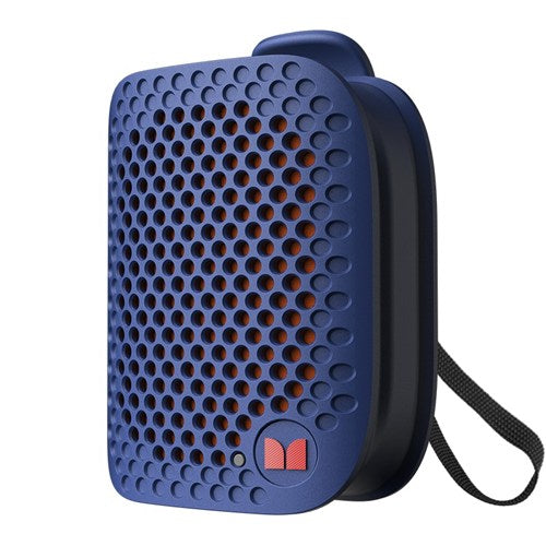 MONSTER ポータブルスピーカー Bluetooth 防水 IPX5 小型 高音質 ワイヤレススピーカー ハンズフリー通話 ステレオペア対応 ATOMIC BLASTER MICRO MS62106 BL ブルー
