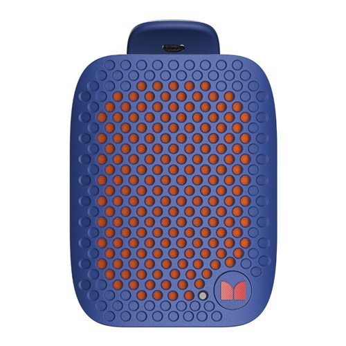 MONSTER ポータブルスピーカー Bluetooth 防水 IPX5 小型 高音質 ワイヤレススピーカー ハンズフリー通話 ステレオペア対応 ATOMIC BLASTER MICRO MS62106 BL ブルー
