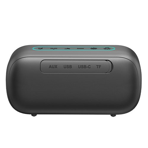 MONSTER ポータブルスピーカー Bluetooth 防水 IPX7 高出力8W ワイヤレススピーカー microSD USB AUX対応 ステレオペア ハンズフリー S150 MS62109 BK