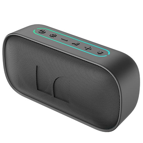 MONSTER ポータブルスピーカー Bluetooth 防水 IPX7 高出力8W ワイヤレススピーカー microSD USB AUX対応 ステレオペア ハンズフリー S150 MS62109 BK