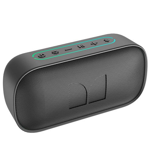 MONSTER ポータブルスピーカー Bluetooth 防水 IPX7 高出力8W ワイヤレススピーカー microSD USB AUX対応 ステレオペア ハンズフリー S150 MS62109 BK