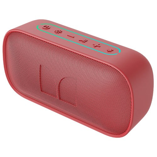 MONSTER ポータブルスピーカー Bluetooth 防水 IPX7 高出力8W ワイヤレススピーカー microSD USB AUX対応 ステレオペア ハンズフリー S150 MS62109 RD