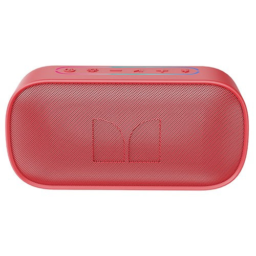 MONSTER ポータブルスピーカー Bluetooth 防水 IPX7 高出力8W ワイヤレススピーカー microSD USB AUX対応 ステレオペア ハンズフリー S150 MS62109 RD