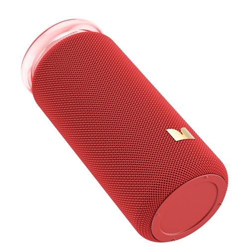 MONSTER ポータブルスピーカー Bluetooth 高出力20W 防水 IPX5 ワイヤレススピーカー パーティーコネクト 最大100台接続 ハンズフリー ATOMIC BLASTER GLOW MS62132 RD