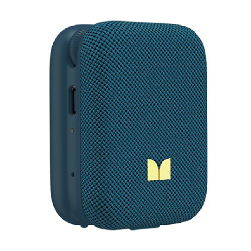 MONSTER ポータブルスピーカー Bluetooth 小型 防水 IPX5 ワイヤレススピーカー パーティーコネクト 最大100台接続 ハンズフリー ATOMIC BLASTER ATOM MS62130 BL