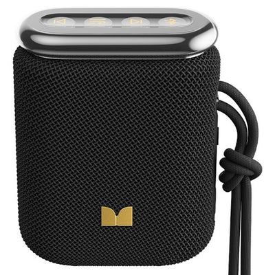 MONSTER ポータブルスピーカー Bluetooth 防水 防塵 IP55 高出力6W ワイヤレススピーカー パーティーコネクト 最大100台接続 ハンズフリー BLASTER PEBBLE MS62131 BK