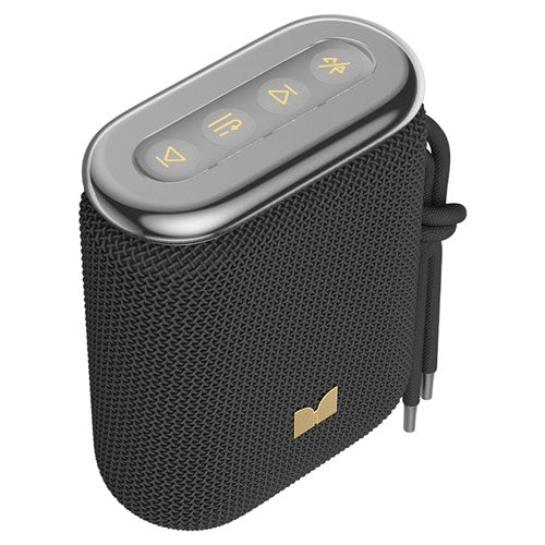 MONSTER ポータブルスピーカー Bluetooth 防水 防塵 IP55 高出力6W ワイヤレススピーカー パーティーコネクト 最大100台接続 ハンズフリー BLASTER PEBBLE MS62131 BK