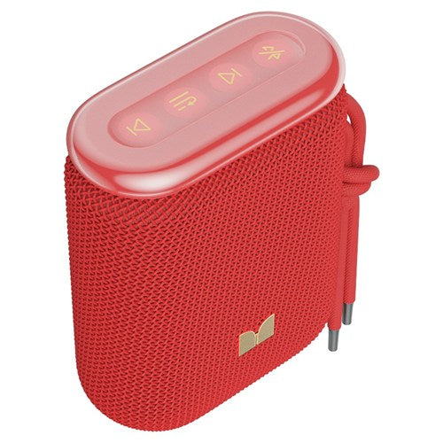 MONSTER ポータブルスピーカー Bluetooth 防水 防塵 IP55 高出力6W ワイヤレススピーカー パーティーコネクト 最大100台接続 ハンズフリー BLASTER PEBBLE MS62131 RD