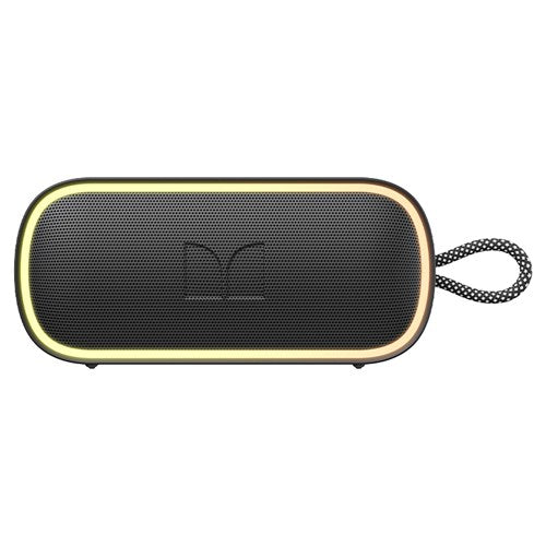 MONSTER ポータブルスピーカー Bluetooth 高出力20W 防水 IPX7 ワイヤレススピーカー microSD AUX対応 パーティーコネクト 最大100台接続 ハンズフリー S150 PLUS MS62115 BK