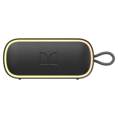 MONSTER ポータブルスピーカー Bluetooth 高出力20W 防水 IPX7 ワイヤレススピーカー microSD AUX対応 パーティーコネクト 最大100台接続 ハンズフリー S150 PLUS MS62115 BK