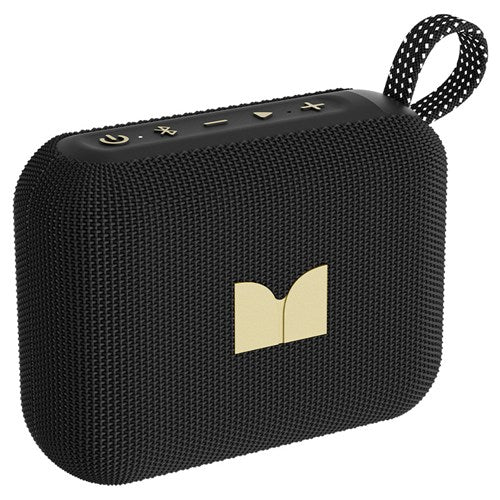 MONSTER ポータブルスピーカー Bluetooth 防水 IPX8 高出力6W ワイヤレススピーカー microSD対応 長時間16時間再生 パーティーコネクト ハンズフリー CUBE1 MS62113 BK