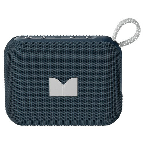 MONSTER ポータブルスピーカー Bluetooth 防水 IPX8 高出力6W ワイヤレススピーカー microSD対応 長時間16時間再生 パーティーコネクト ハンズフリー CUBE1 MS62113 BL