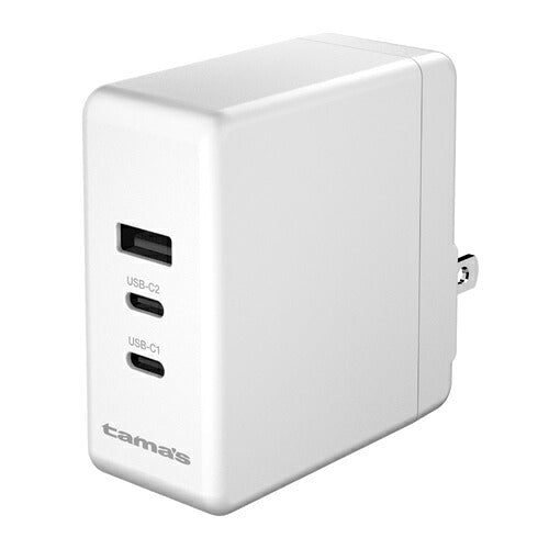 tama 多摩電子工業 AC充電器 TAP162UC2W PD100W 3ポート ホワイト