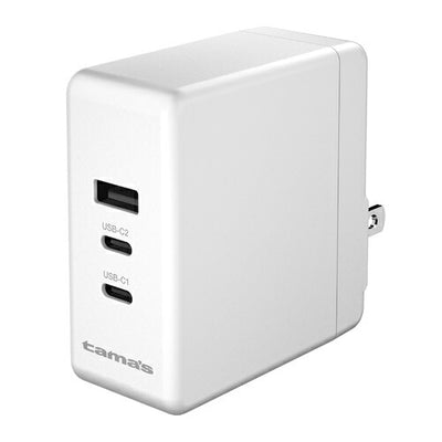 tama 多摩電子工業 AC充電器 TAP162UC2W PD100W 3ポート ホワイト