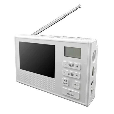 WINTECH ウィンテック ポータブルワンセグテレビ TVR-L351R 3.5インチ