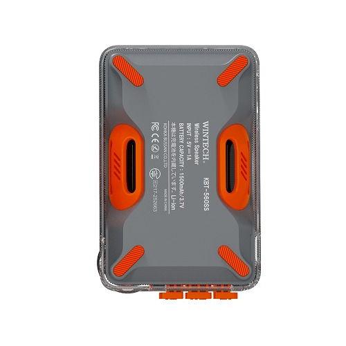 ワイヤレス スピーカー Bluetooth スマホスタンドスピーカー グレー WINTECH KBT-560SS GY