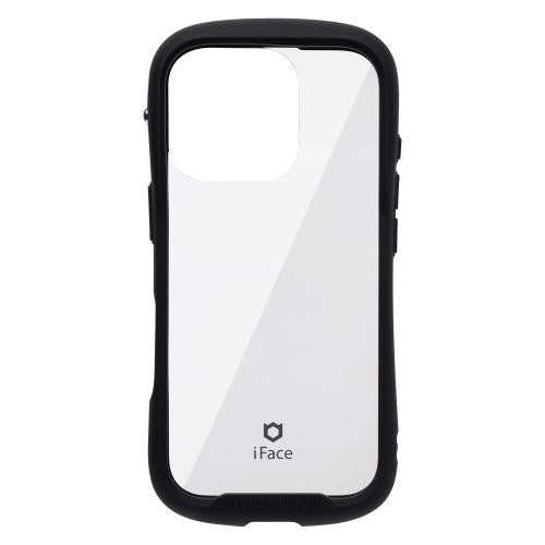 iPhone 16 Pro用 強化ガラスクリアケース iFace Reflection（ブラック） Hamee 41-979679