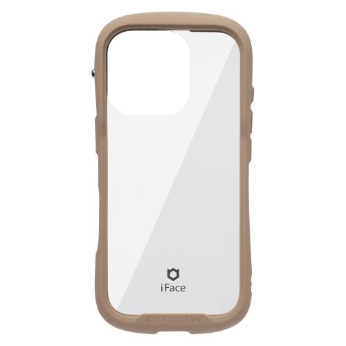 iPhone 16 Pro用 強化ガラスクリアケース iFace Reflection（ベージュ） Hamee 41-979709